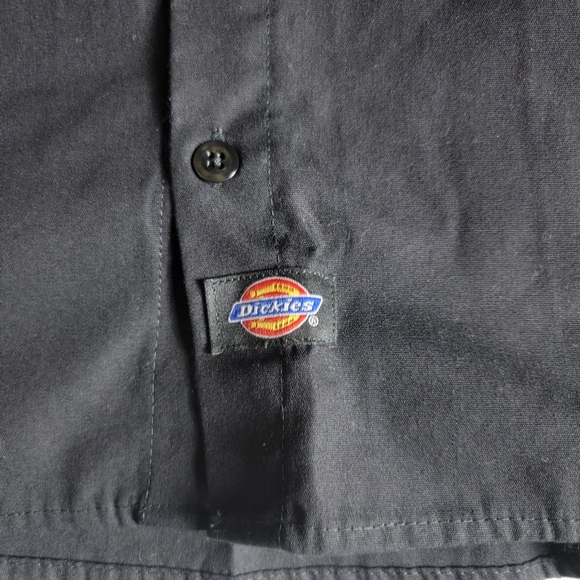 Dickies Short Sleeve Button Up Shirt Chest Pockets Small - Picture 2 of 5